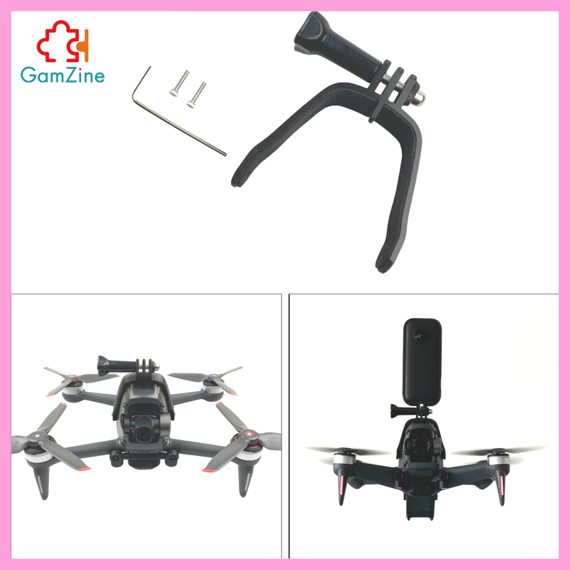 GamZine Camera Top Mount Bracket Holder Fix Adapter for DJI FPV Drone Quadcopter