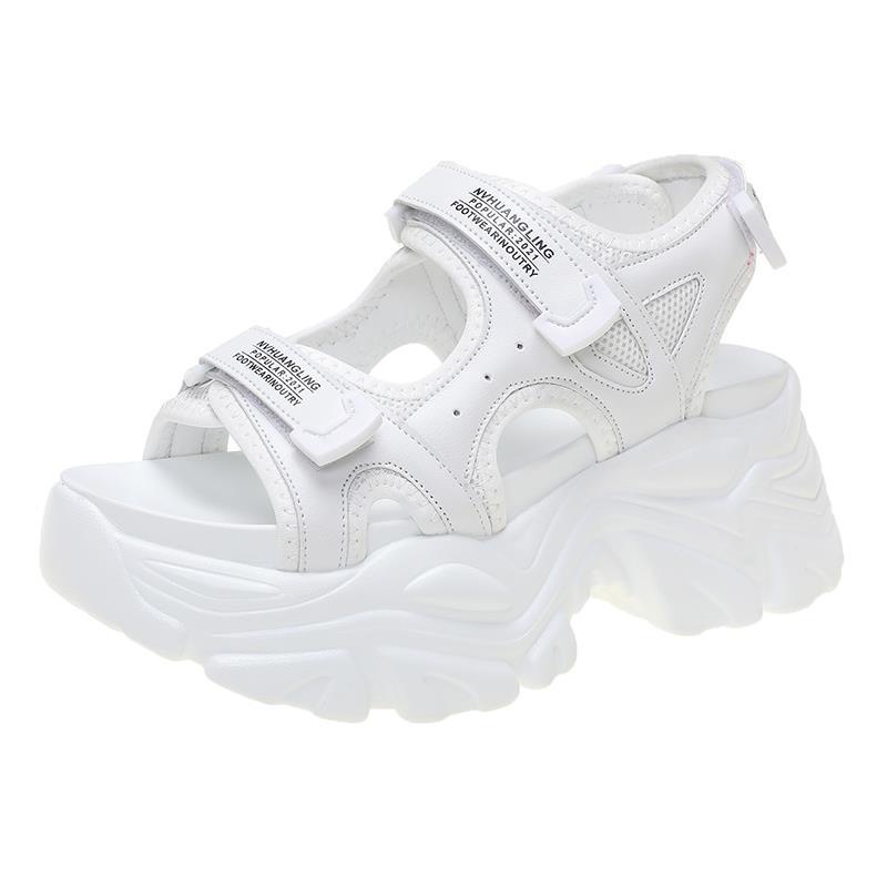 Giày Sandal Thể Thao Quai Dán Thời Trang Mùa Hè 2022 Mới Cho Nữ