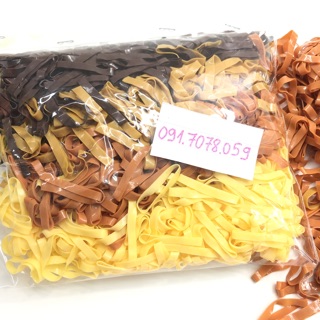 100 gram thun cột tóc loại tốt, chun cột tóc túi zip