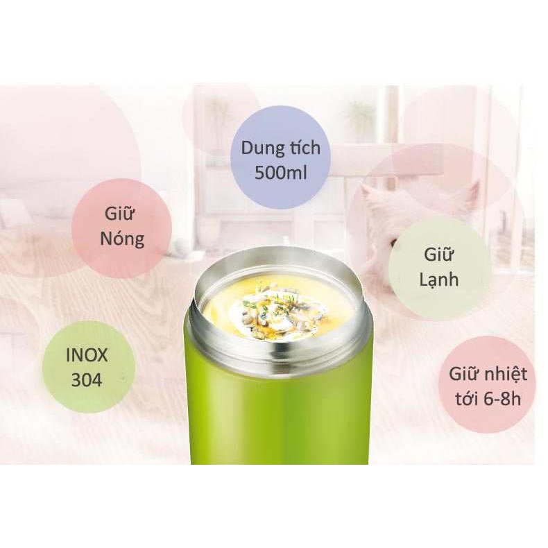 Bình giữ nhiệt ;ock and lock ( ca ủ cháo ) 500ml và 750ml