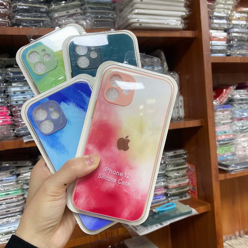 Ốp Lưng Mặt Kính Chống Rơi Cho Iphone 7 8 7 8plus X Xs Xr Xsmax 11 11pro 11 Pro Max 12 12promax Plus | BigBuy360 - bigbuy360.vn