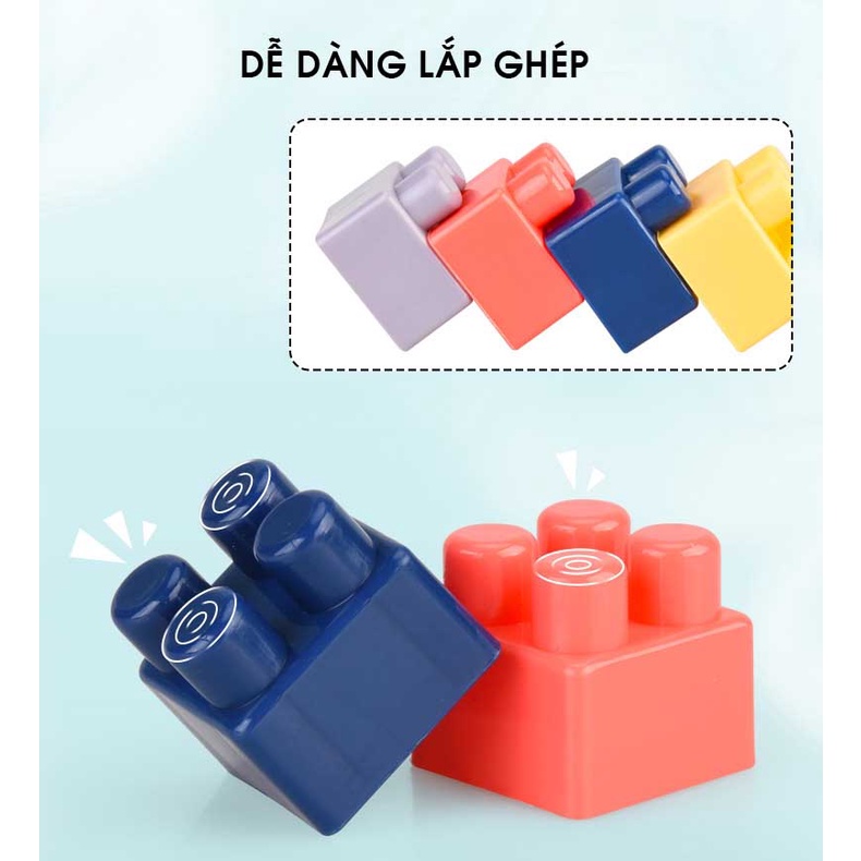 Đồ chơi xếp hình phát triển trí tuệ, đồ chơi lego lắp ghép mô hình cao cấp chi tiết đa dạng