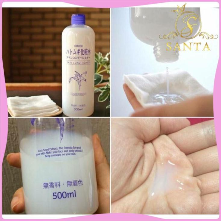 [CHÍNH HÃNG] Nước Hoa Hồng Naturie Hatomugi 500ml