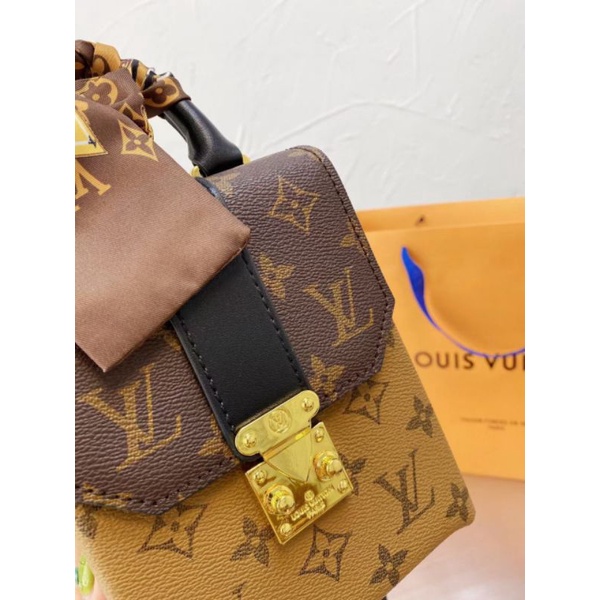 Túi chéo nữ LV ophidia sz18cm chi tiết dập logo cực xịn fullbox nguyên seal