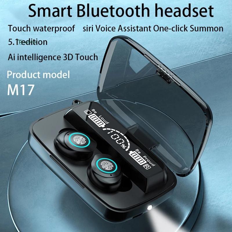 Ele】⚡⚡Tai Nghe Bluetooth, Tai Nghe Không Dây  M17 TWS 5.0 9D, Cảm Ứng Chạm, Chống Nước, Chống Ồn