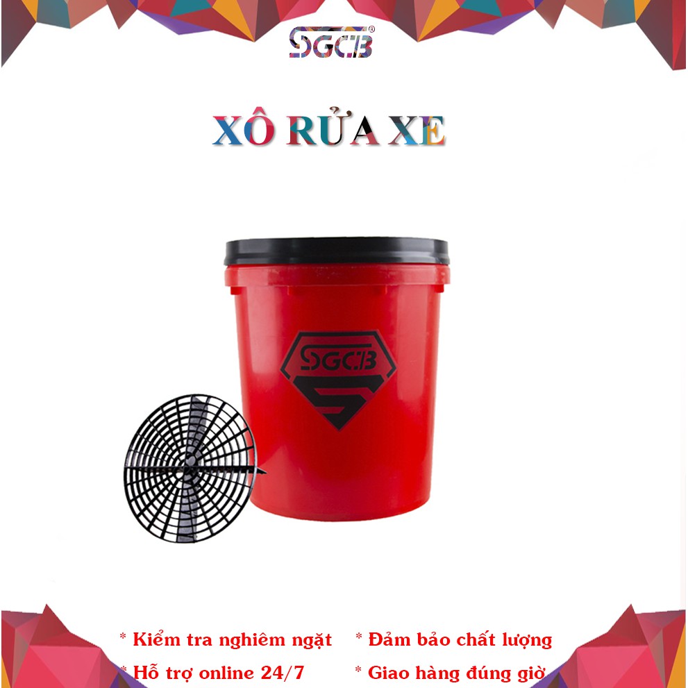 SGCB Bộ Xô Rửa Xe (Xô, Lưới) SGGD181