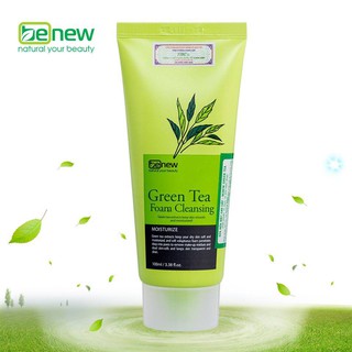 Sữa rửa mặt Trà xanh BENEW Green tea Hàn Quốc Green Tea Foam Cleansing 100ml