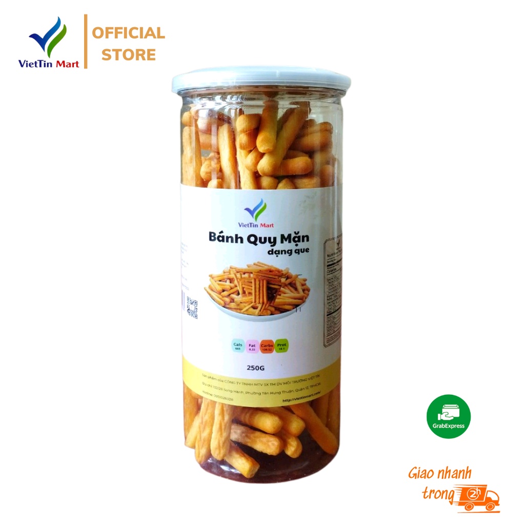 Bánh Quy Đũa Mặn Viettin Mart 250g