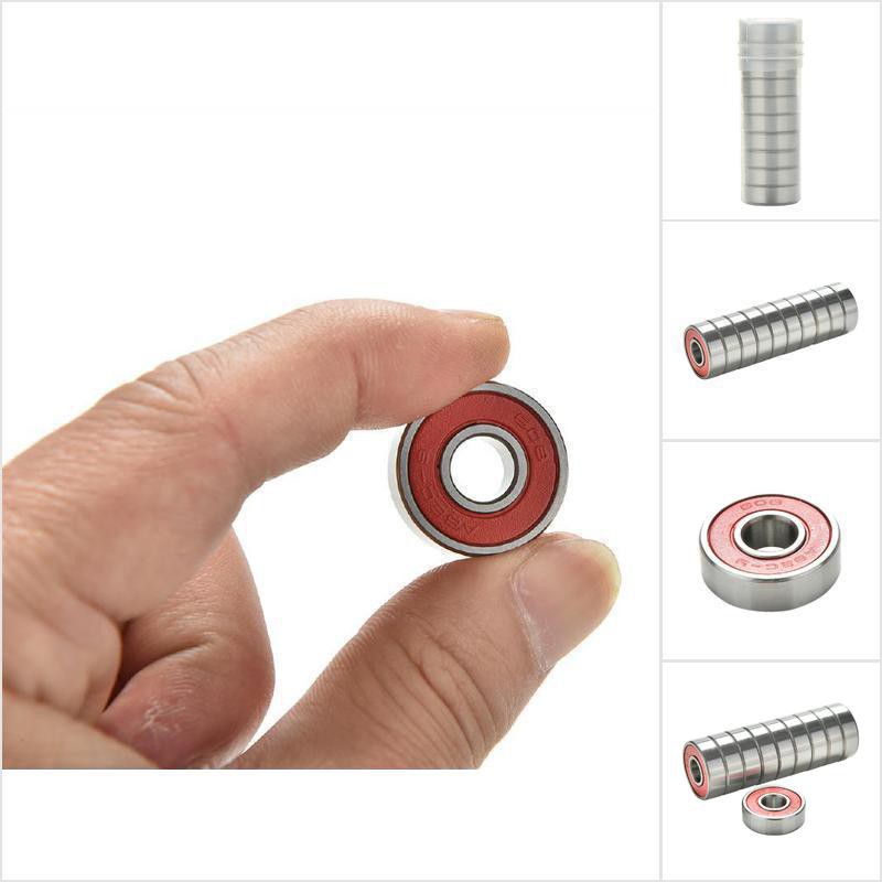 Set 10 vòng bi phụ kiện 8 * 22 * 7 ABEC-9 chất lượng cao cho giày trượt patin