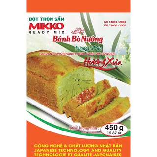 Bột bánh bò nướng hương lá dứa Mikko Hương Xưa có men 450g