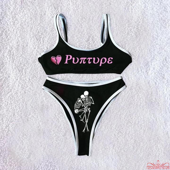 Bộ Đồ Bơi In Chữ Thời Trang Nữ Tính | BigBuy360 - bigbuy360.vn