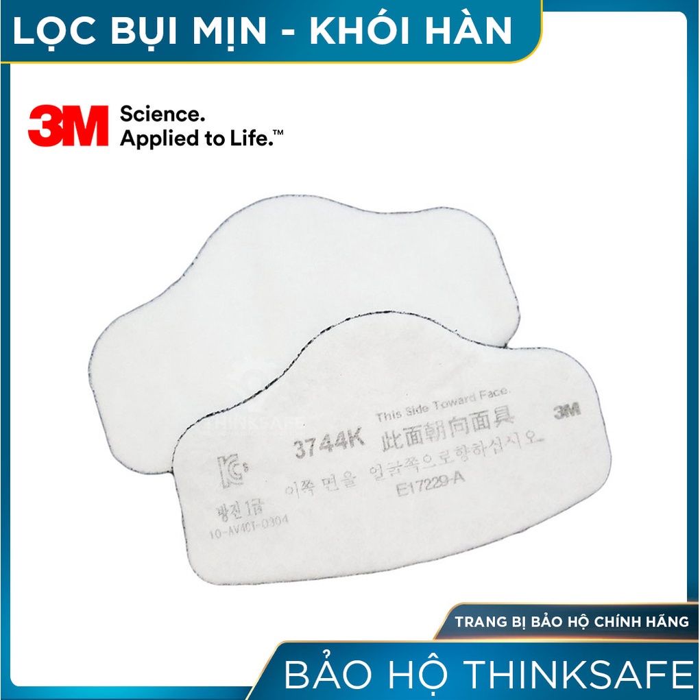 Mặt nạ chống độc 3M Thinksafe, chuyên phòng dịch, chống giọt bắn, lọc bụi mịn pm2.5, khói hàn, xịt sơn - 3M 3200/3700-1