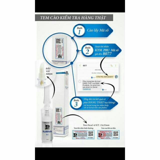 Kem làm hồng nhũ hoa NuWhite N1- cam kết chính hãng hồng chỉ sau 5- 7 ngày