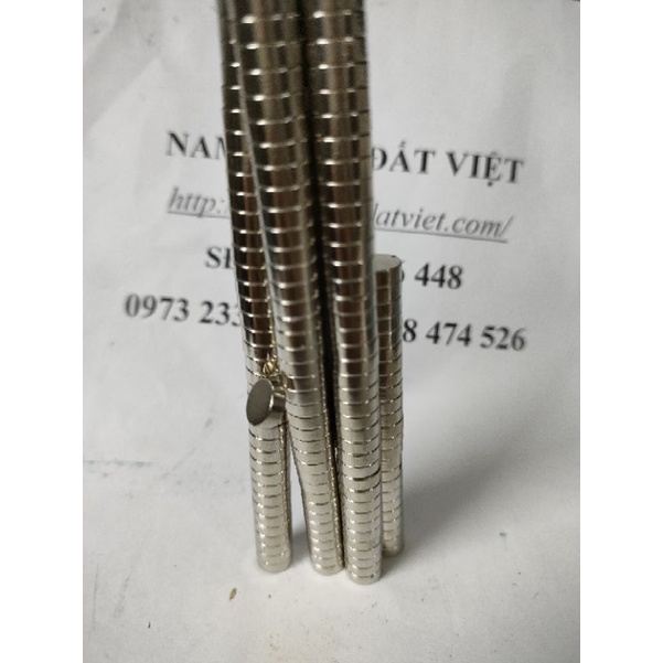 (SIÊU RẺ)COMBO 10 VIÊN NAM CHÂM 8*3MM