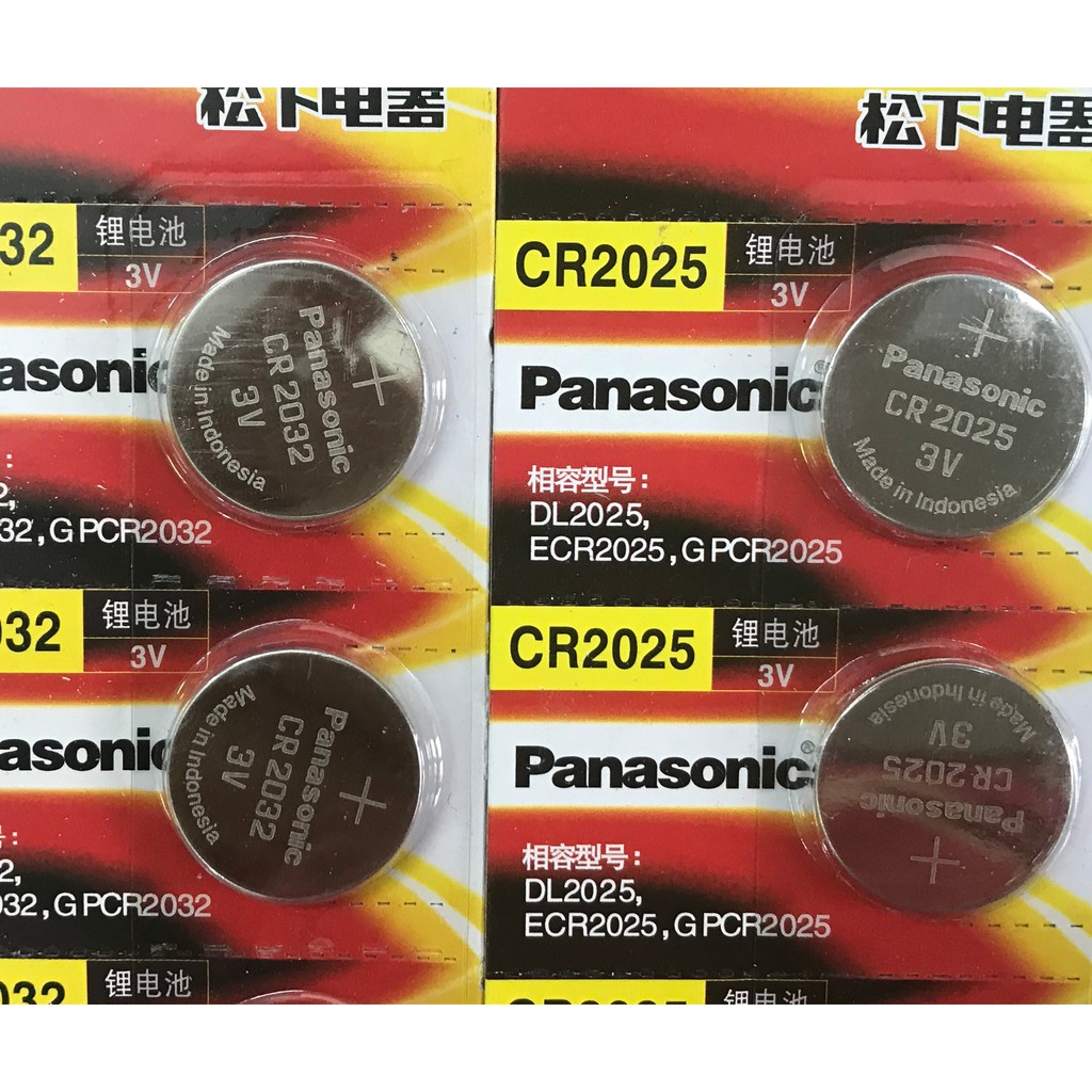 Pin nút Panasonic CR2016 / CR2025 / CR2032 Lithium  3V Pin nut