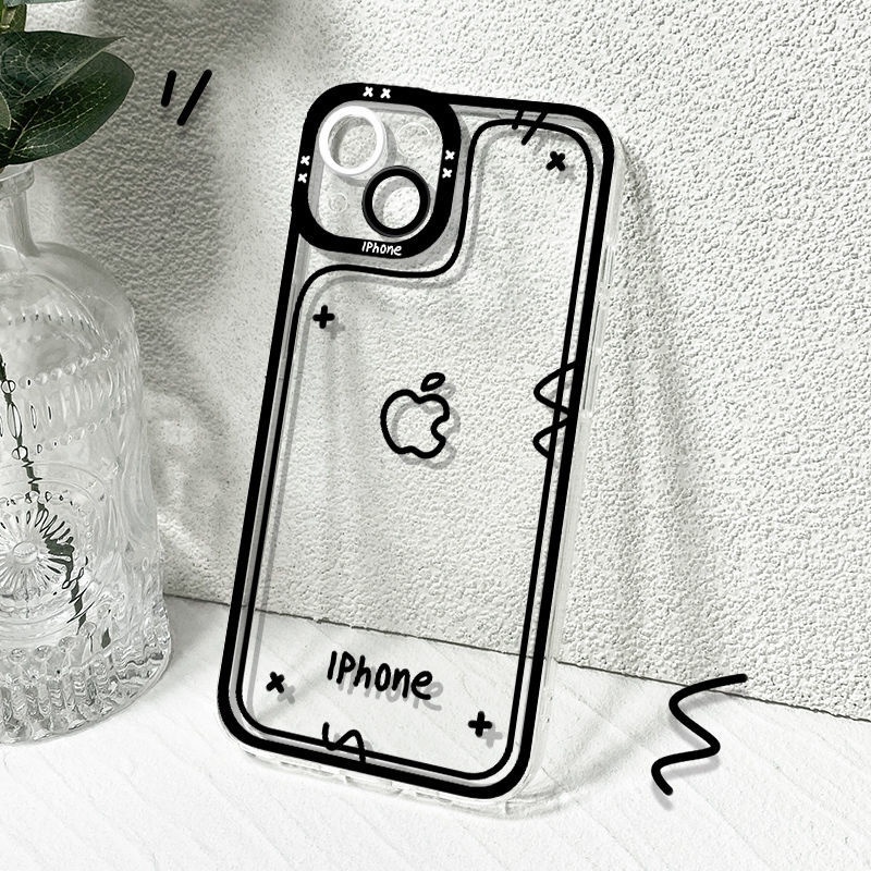 Ốp Điện Thoại TPU Dẻo In Ông Già Noel Tuần Lộc IPhone11 12Pro 12Promax 12mini 11PRO Max 13 13PRO Max Xs Max XR 7 8 Plus