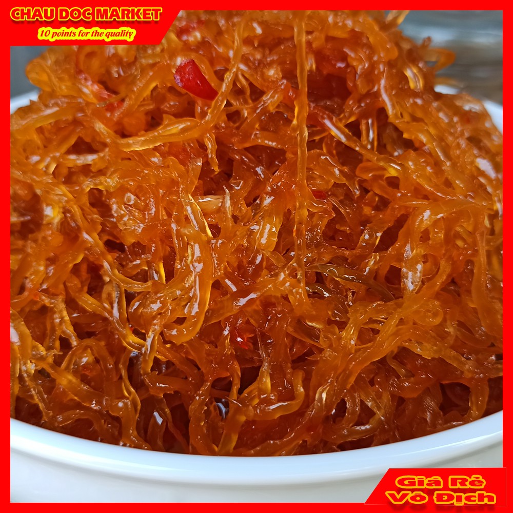 Đu Đủ Mắm Thái Sợi Nhỏ Trộn Sẵn Hủ 500gr Vừa Ăn Món Chay Ngon Đặc Biệt Của Miền Tây.