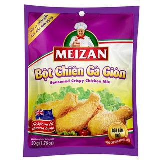 5 bịch Bột chiên gà giòn Mezan 50g