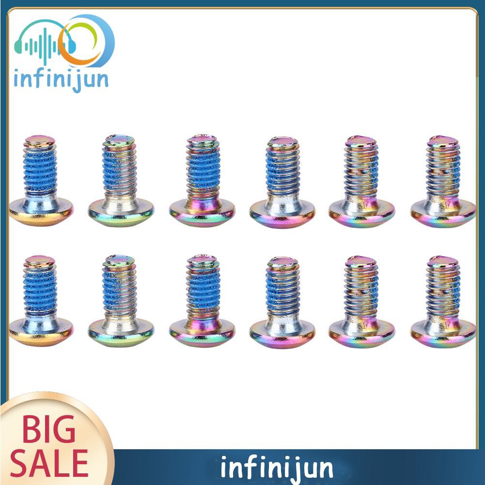 Set 12 Ốc Vít T25 M5X8Mm Cho Xe Đạp