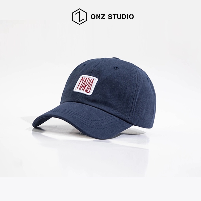 Nón kết ONZ cotton - Mũ lưỡi trai nam nữ Maria trơn phong cách hiphop cá tính năng động MLT01 - Onz Studio