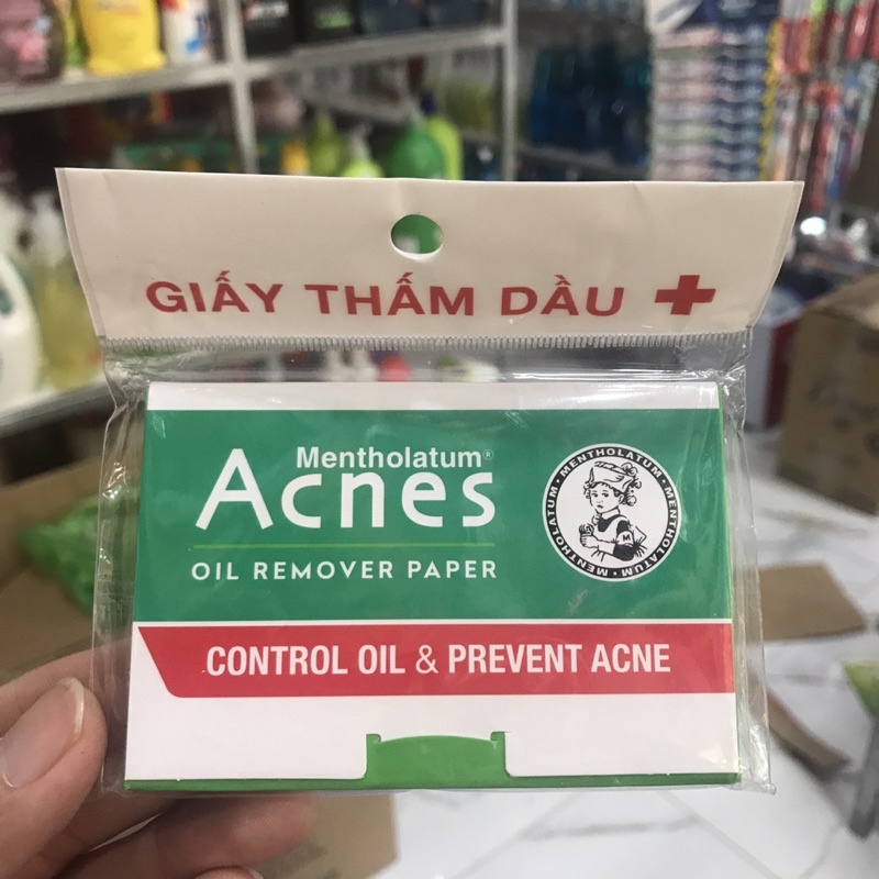 Giấy Thấm Dầu Acnes – Acnes Oil Remover Paper 100 tờ