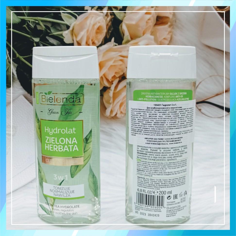 Nước hoa hồng Bielenda Trà Xanh cho da hỗn hợp, dầu mụn 200ml | BigBuy360 - bigbuy360.vn