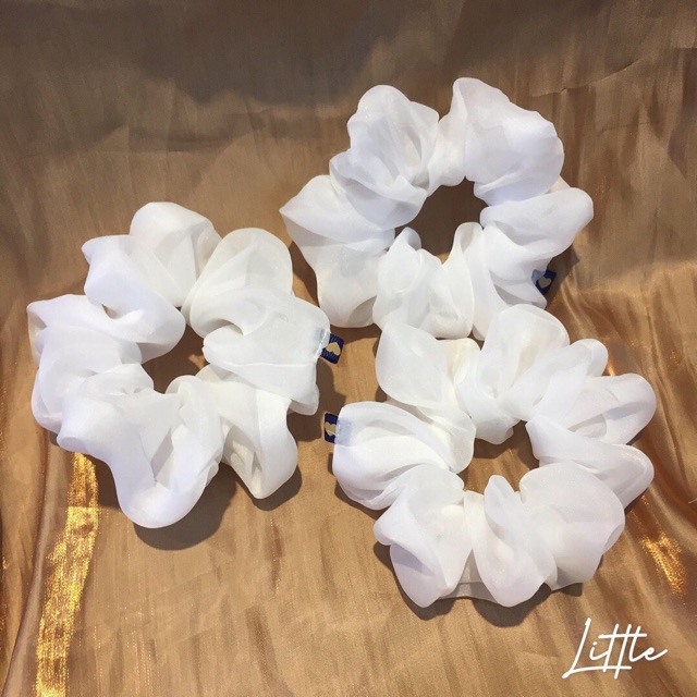 Chun buộc tóc scrunchie ogaza phong cách đơn giản