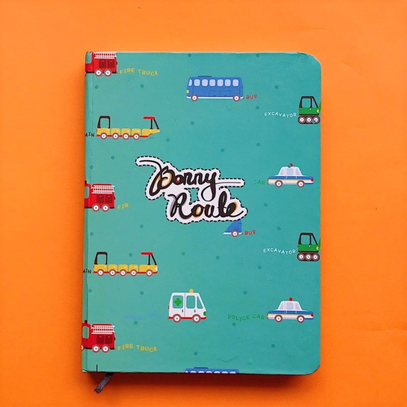 Sổ Crabit bìa cứng kẻ ngang Bullet Journal - Fantasy Ô tô 1004