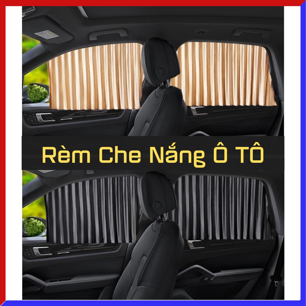 Rèm che nắng ô tô , rèm che nắng ô tô chất liệu vải cao cấp thiết kế nam châm hút cho xe TIME HOME