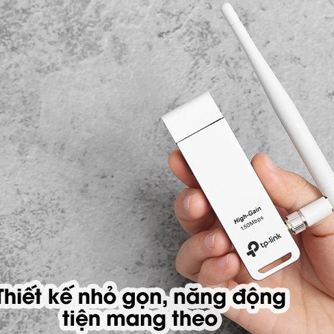 USB THU WIFI⚡MIỄN PHÍ VẬN CHUYỂN⚡BỘ THU WIFI WN722N TỐC ĐỘ CAO DÀNH CHO MÁY TÍNH ĐỂ BÀN LAPTOP | BigBuy360 - bigbuy360.vn