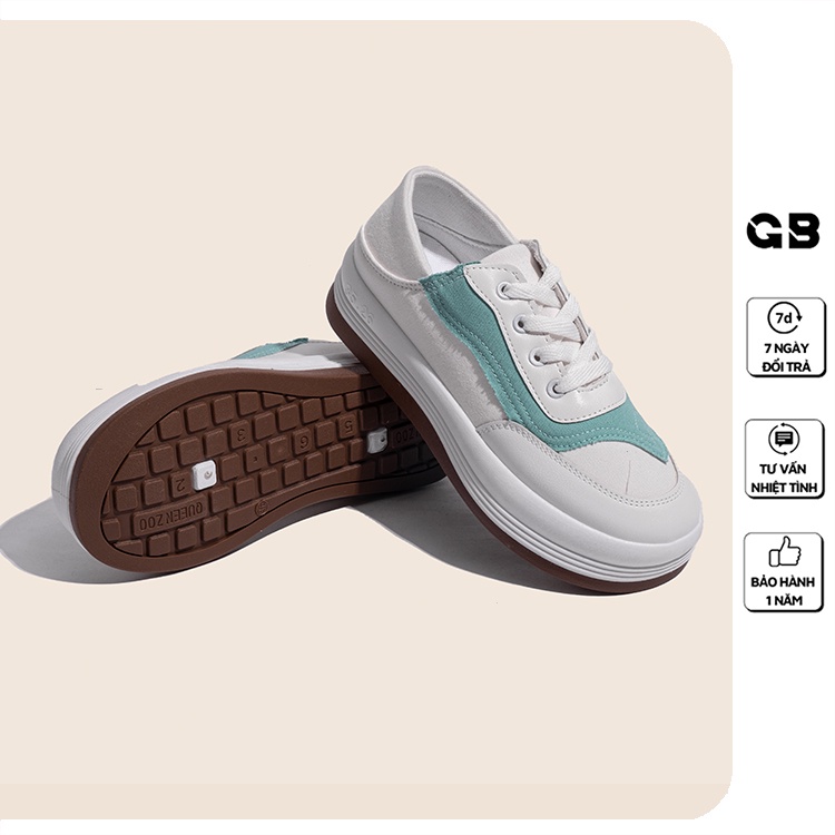 [Mã WABRMH99 giảm 12% đơn 99K]Giày Sneaker Nữ Đạp Gót Đế Cao 3 cm giayBOM B1623