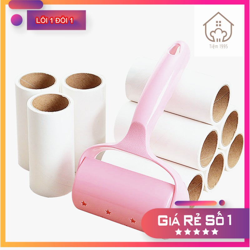 SET 3 MÓN CÂY LĂN BỤI+ 2 lõi  Làm Sạch Quần Áo, Chăn Ga, Đệm Sofa, Lông Chó Mèo