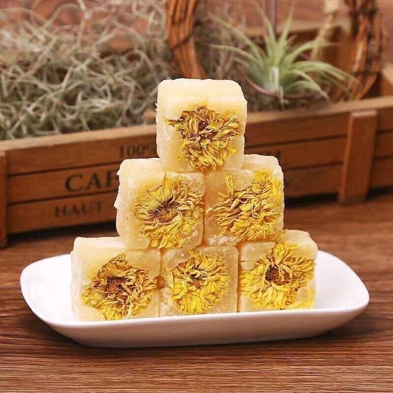 Trà Hoa Cúc Đường Phèn Mật Ong Dạng Viên