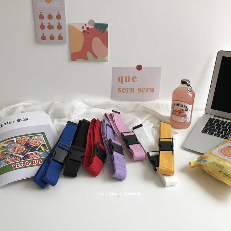 Thắt lưng vải canvas phong cách Hàn Quốc 28520 trẻ trung cho nam sinh