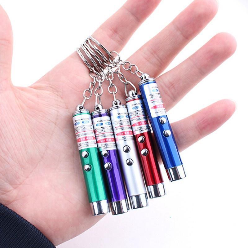 Móc Khóa Kiêm Đèn Pin Mini 3 Trong 1 Tiện Lợi
