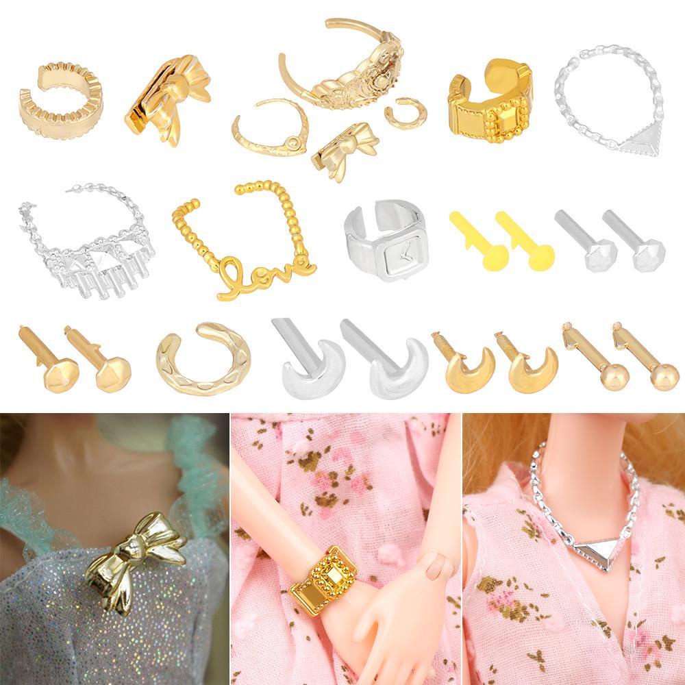 Bông Tai Thời Trang Dự Tiệc Cho Búp Bê Mới