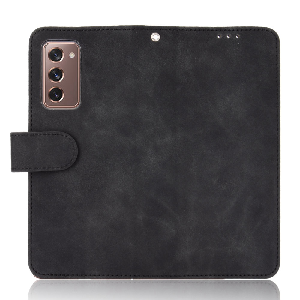 Bao da điện thoại PU và TPU mềm dạng ví gập có khóa nam châm dành cho Samsung Galaxy Z Fold 2 5G SM-F916B SM-F916U