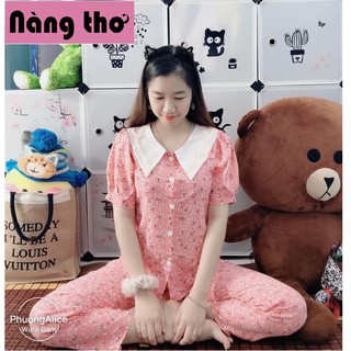Đồ bộ nữ quần lửng tay dài vải kate lụa mềm mịn NHIỀU MẪU freesize - Nàng Thơ's Shop