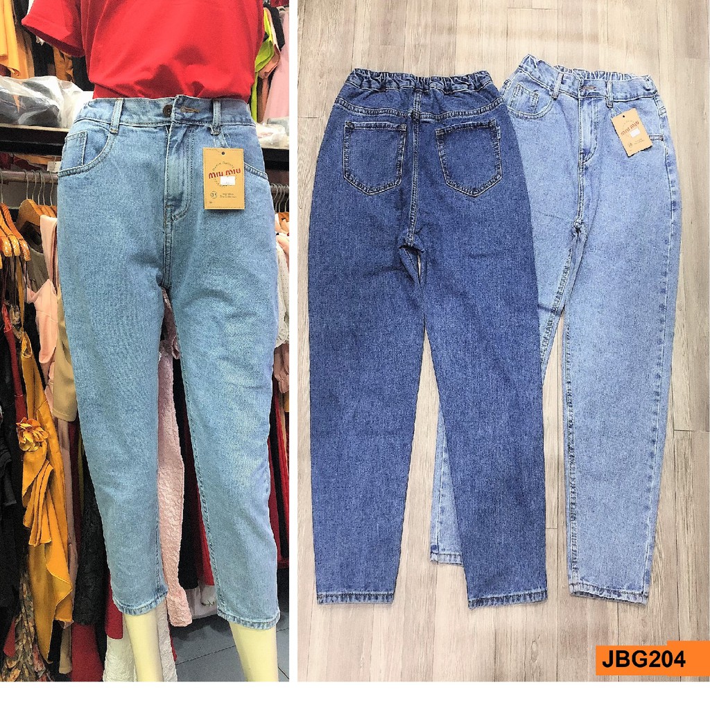 Quần baggy nữ lưng thun size lớn JBG130
