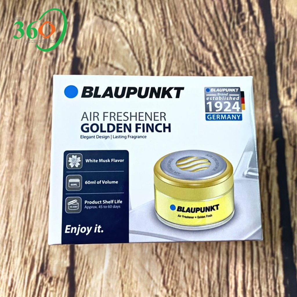 Nước hoa ô tô Blaupunkt cao cấp chính hãng 60 ml loại gel khử mùi lưu hương lâu lên đến 60 ngày