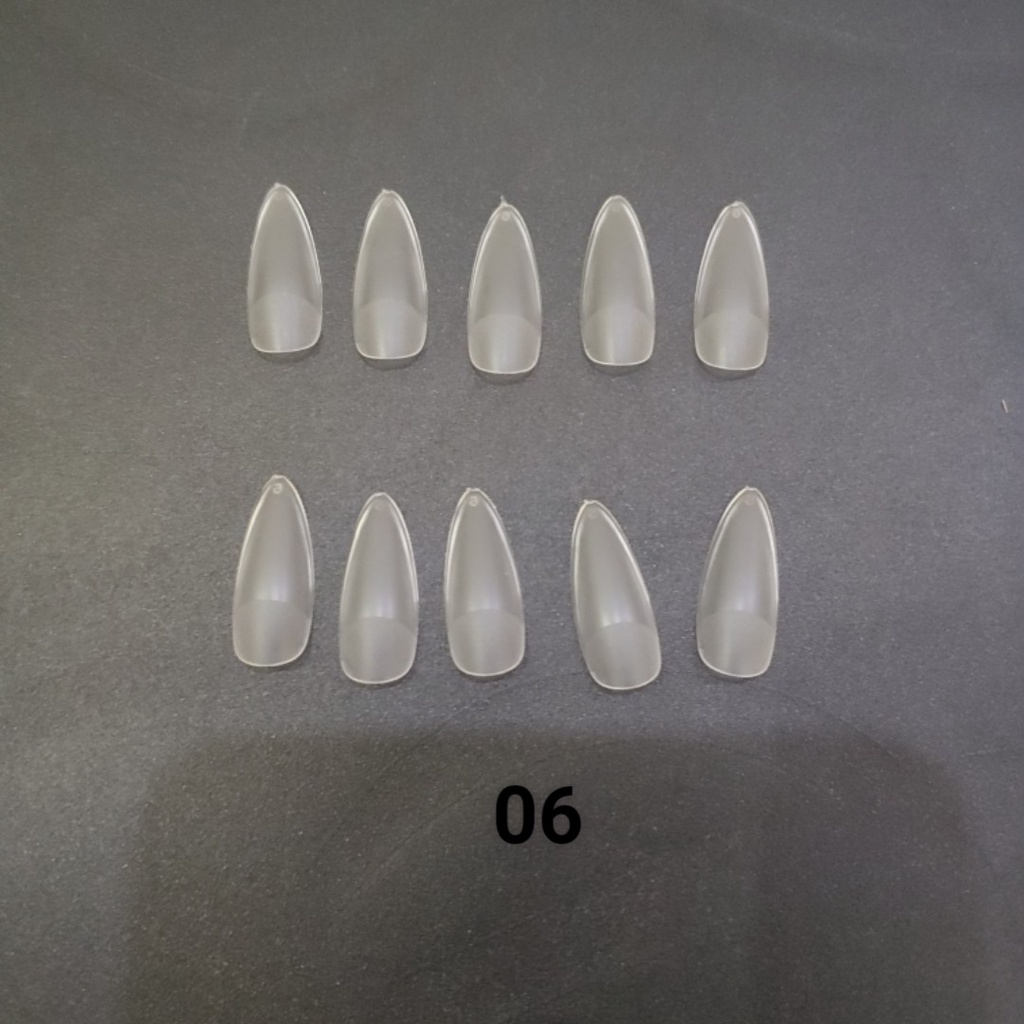 Móng úp HSM lẻ size 10 móng phom bầu nhám, thang nhám chuẩn