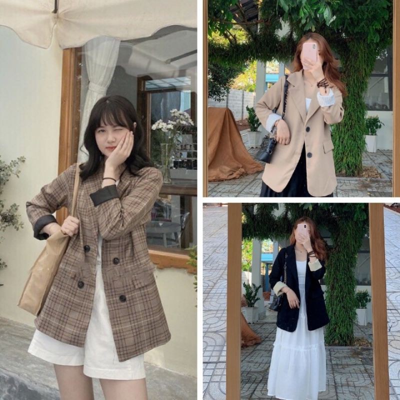 Áo Blazer 2 Lớp Khoác Thu Đông Form Rộng Ullzzang - Mono Boutique