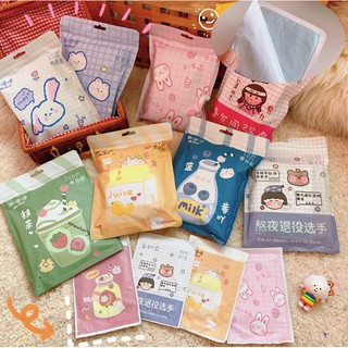 Gói 10 Miếng Dán Giữ Nhiệt Giữ Ấm Cơ Thể Du Lịch Hoạ Tiết Heo - Trái Bơ L027