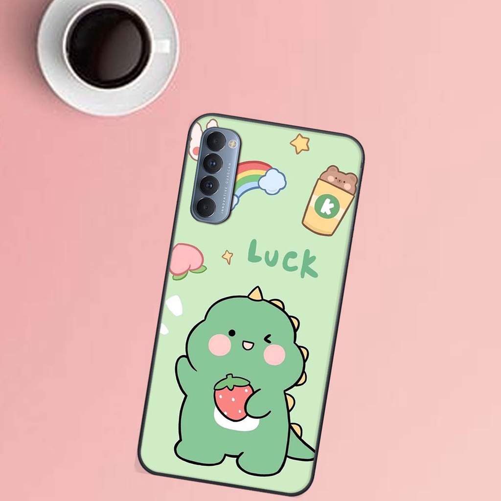 Ốp lưng Oppo RENO 4 PRO in hình khủng long , gấu nâu xinh xắn, siêu cute  mà còn vô cùng RẺ -ĐẸP