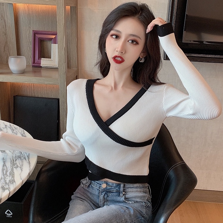 Áo Len Tay Dài Thiết Kế Mới Thời Trang Dành Cho Mùa Thu Đông