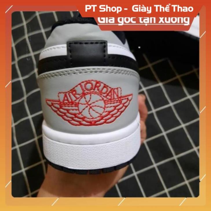 [FreeShip+ Hàng Xịn] Giày Jordan 1 Low Smoke Grey, Giày thể thao JD1 Xám thấp nam nữ sneaker hot