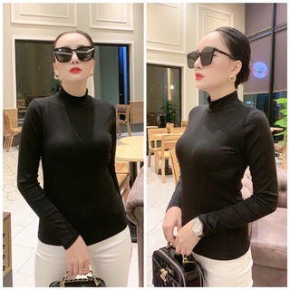 [HOT] Combo 2 ÁO GIỮ NHIỆT NỮ BEFUL CỔ 5P (inbox chọn màu)