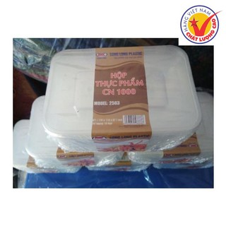 Bộ 10 Hộp Nhựa Thực Phẩm Song Long Dung tích 500ml 700ml 1000ml