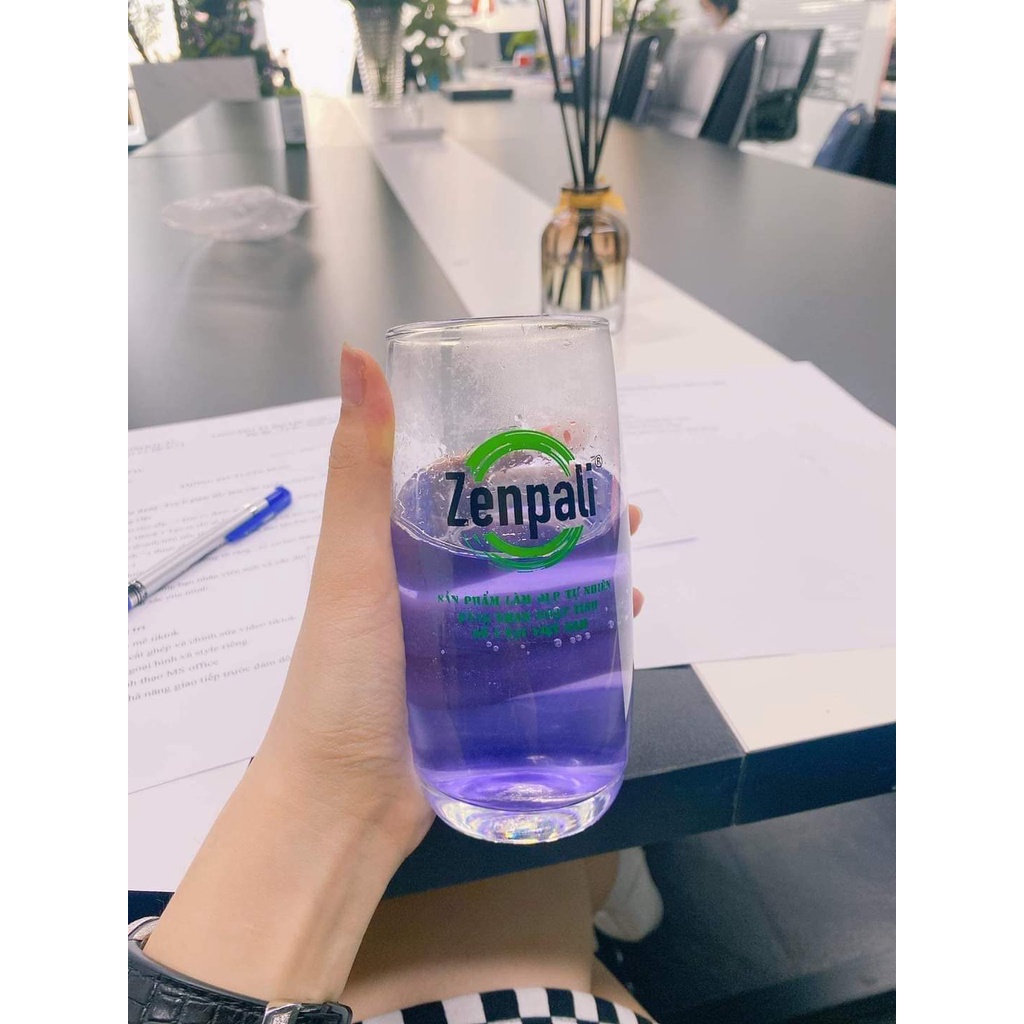 Collagen Măng Cụt Đậu Biếc Zenpali - Cốm Uống Đẹp Da 30 gói [Chính Hãng]