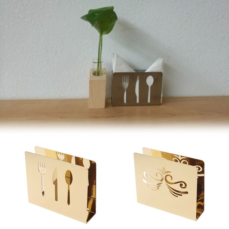 Giá Đỡ Khăn Ăn Bằng Thép Không Gỉ Trang Trí Bàn Tiệc